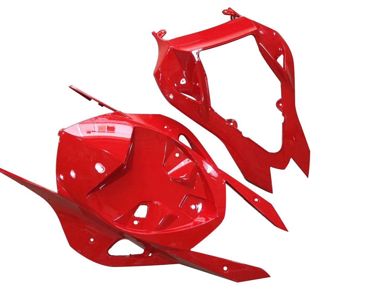 Amotopart 2009–2014 BMW S1000RR Rot Weiß Schwarz Verkleidungsset