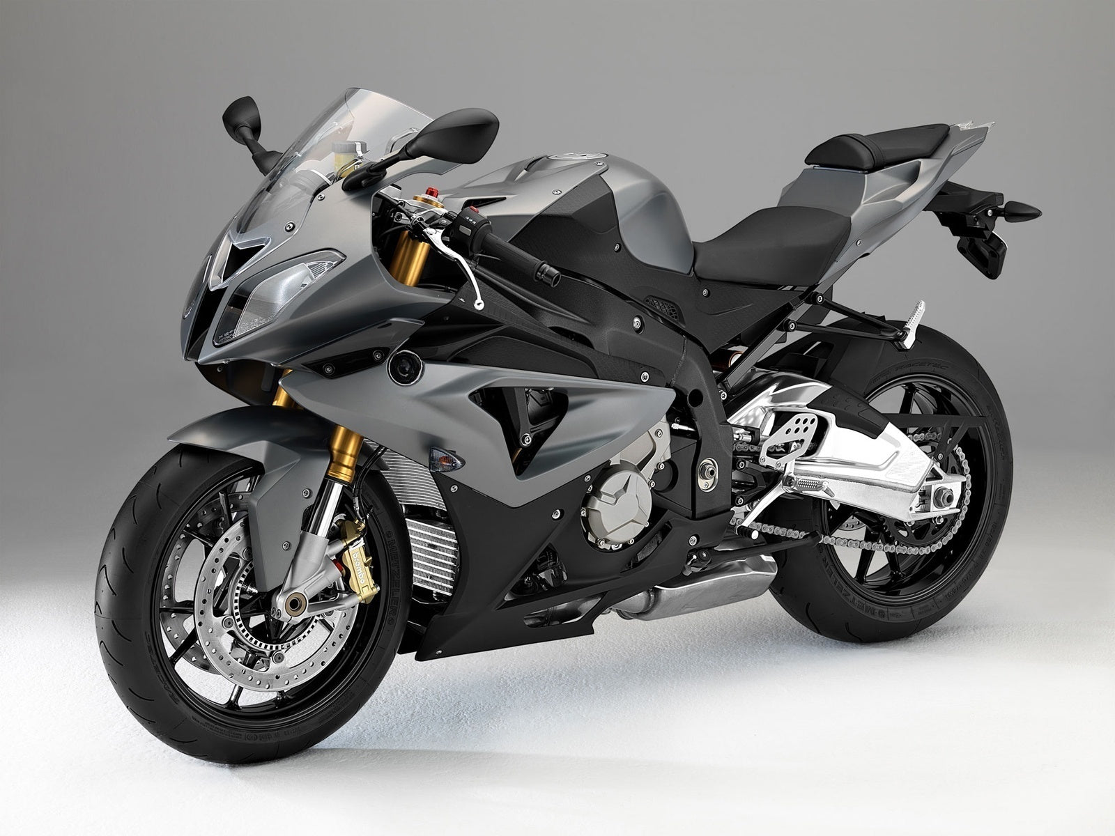 Amotopart 2009-2014 BMW S1000RR Gray Black Fairing Kit