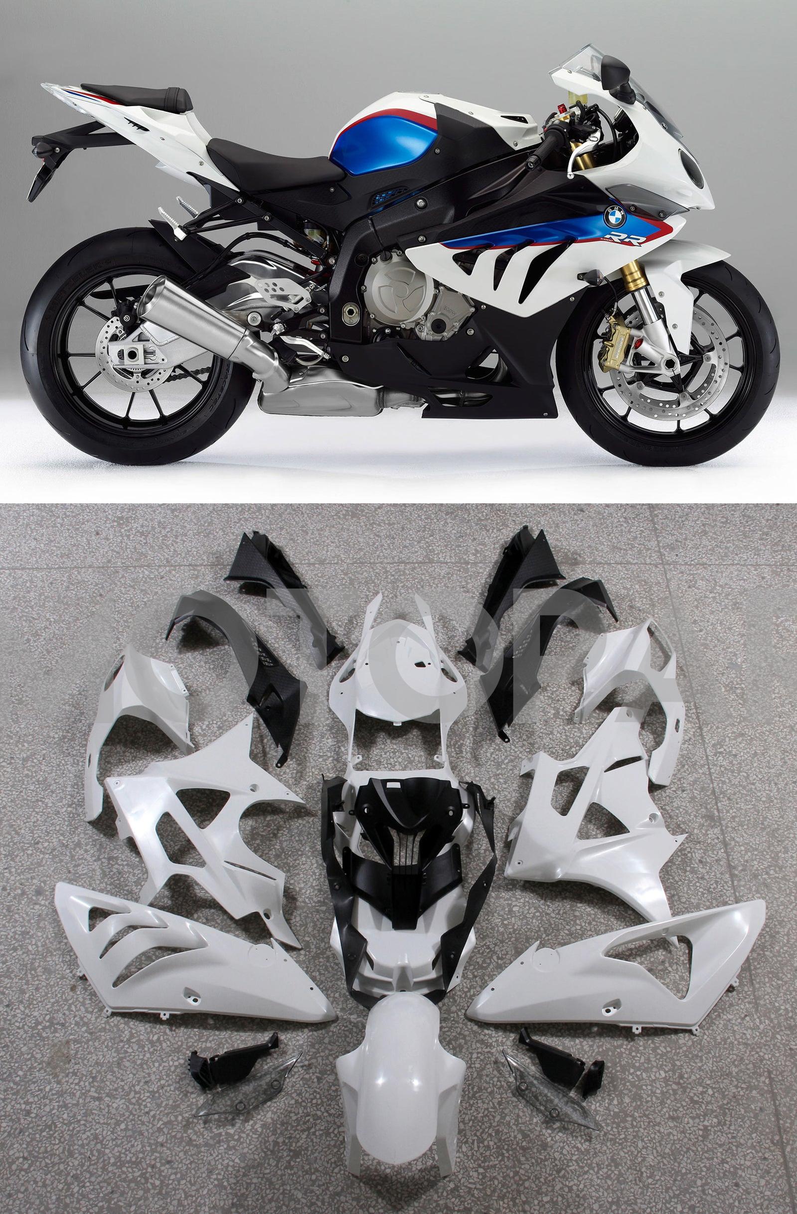 Amotopart 2009-2014 BMW S1000RR Blue White Fairing Kit
