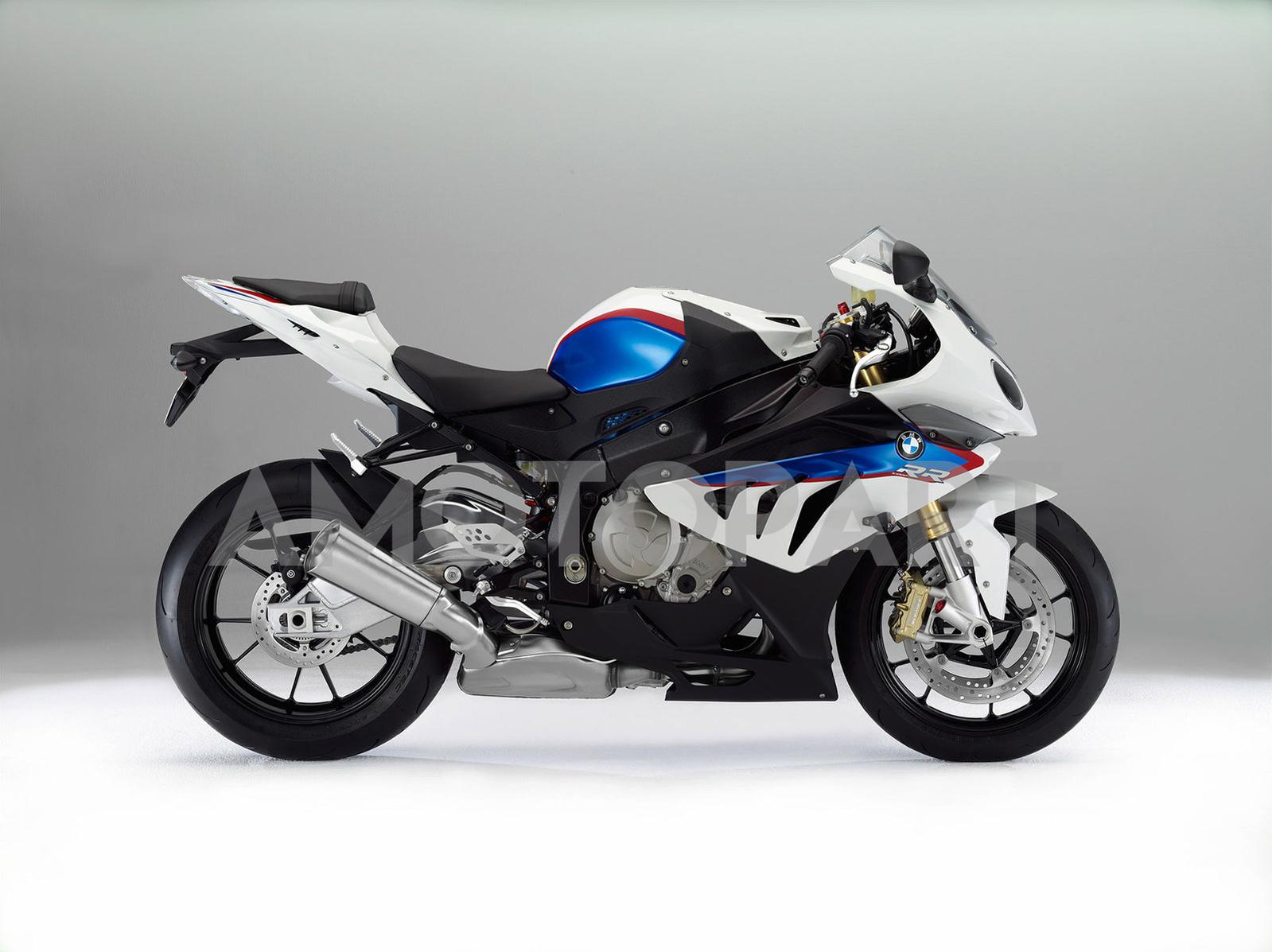 Amotopart 2009-2014 BMW S1000RR Blue White Fairing Kit