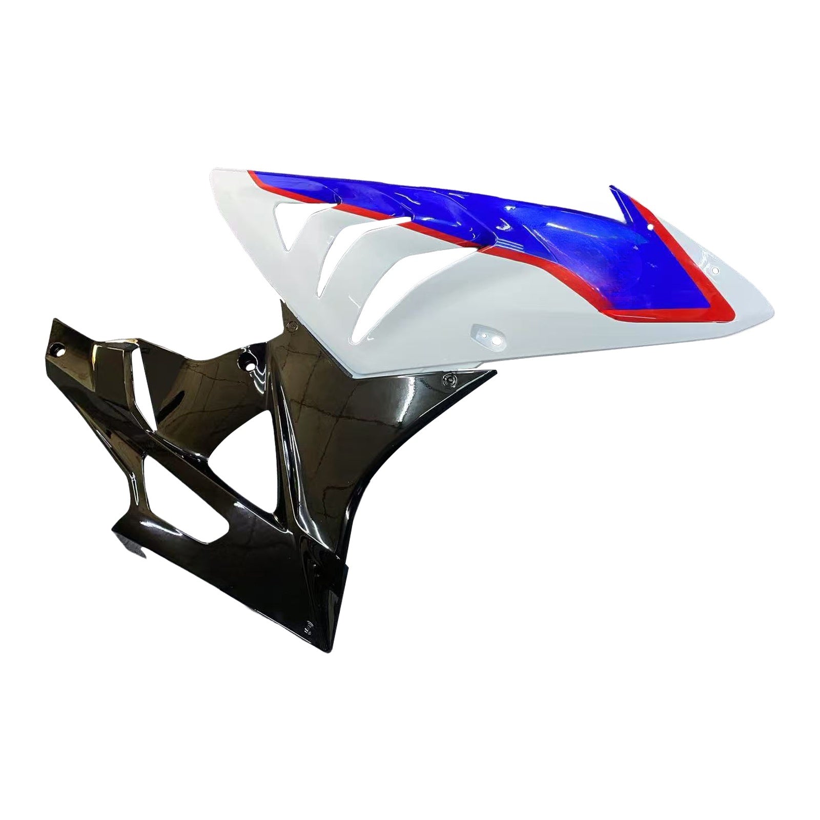 Amotopart 2009-2014 BMW S1000RR Kit de carénage blanc bleu