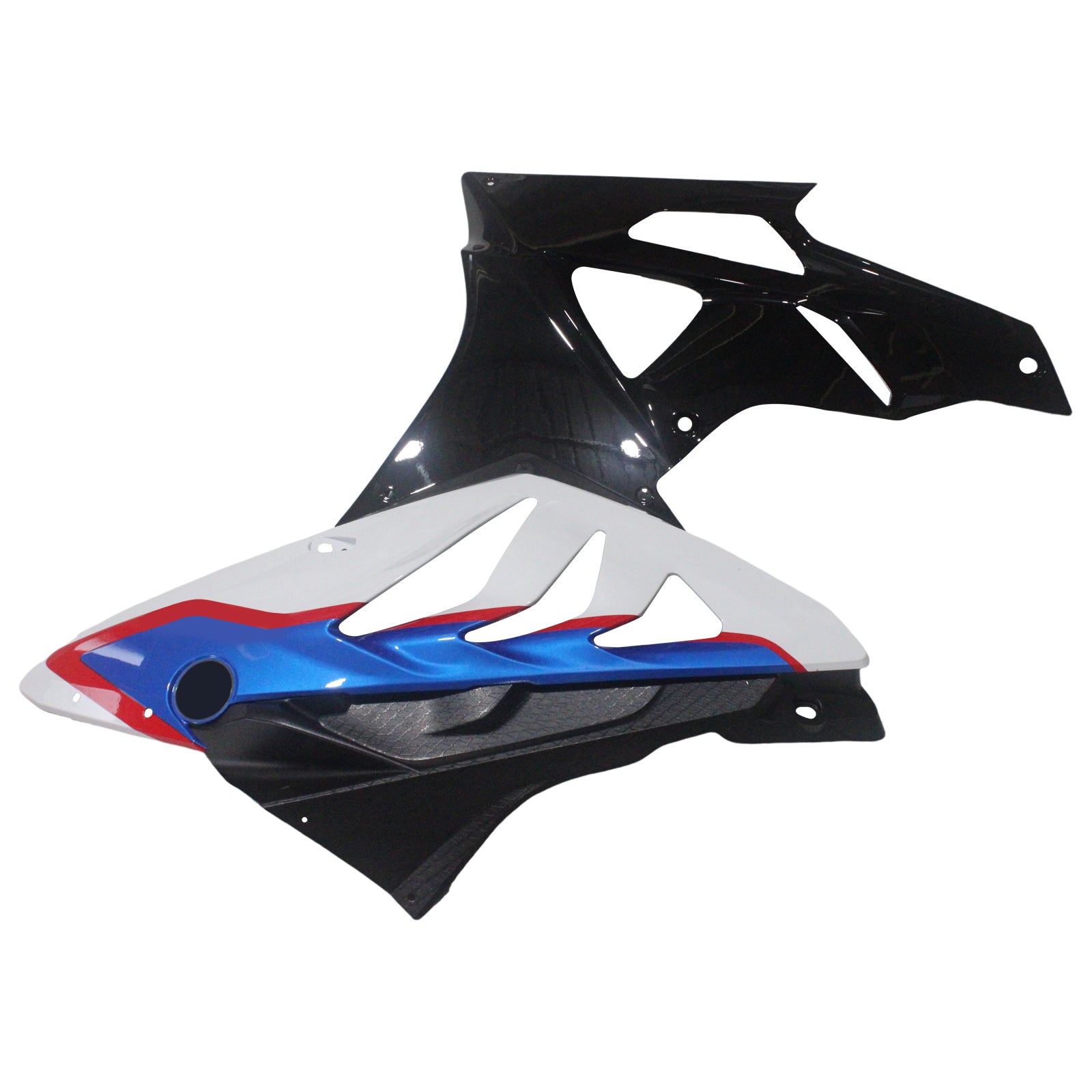 Amotopart BMW S1000RR 2009-2014 Kit de carenado azul y rojo Style4