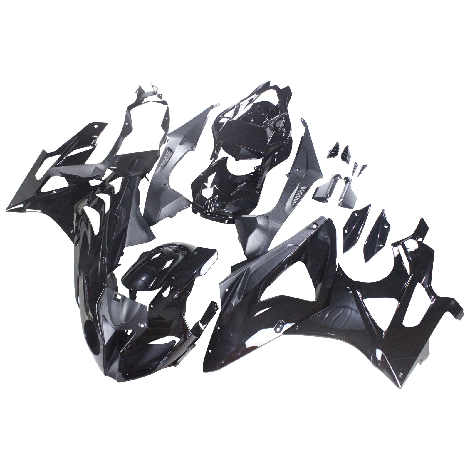 Amotopart 2009-2014 BMW S1000RR フェアリング G ブラック キット