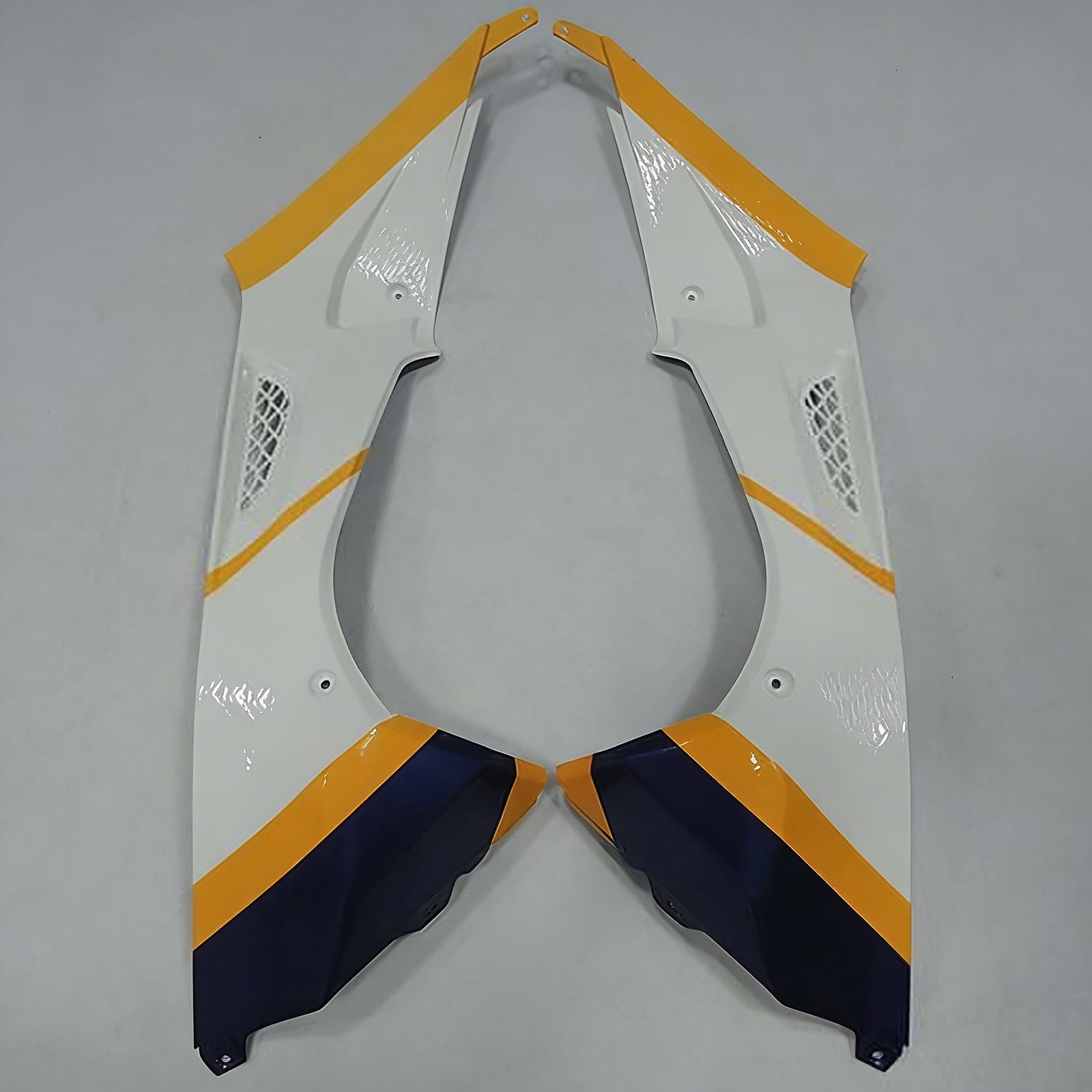 Amotopart 2009-2014 BMW S1000RR Blue White Yellow Fairing Kit
