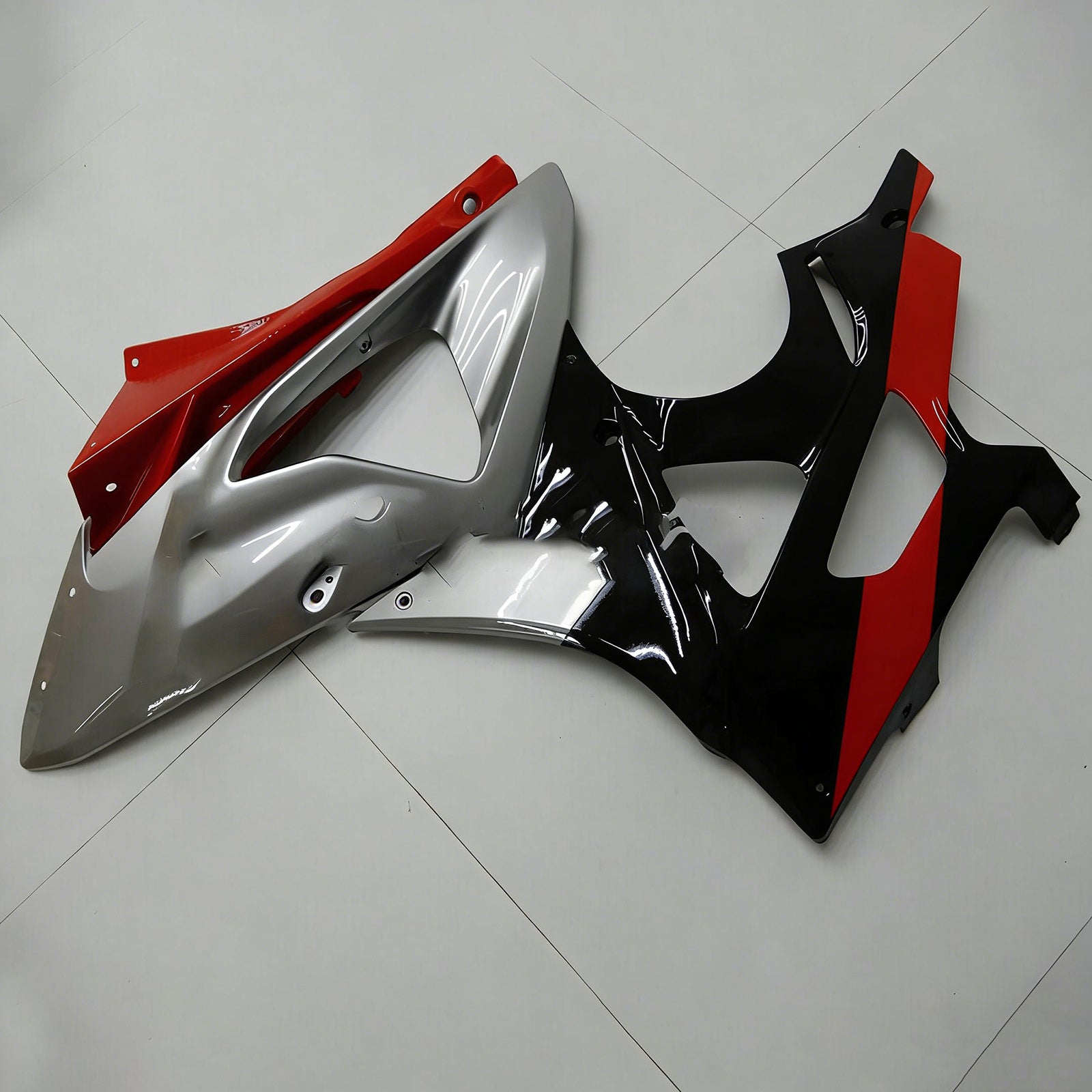 Amotopart 2009-2014 S1000RR BMW Grey&Red Fairing Kit