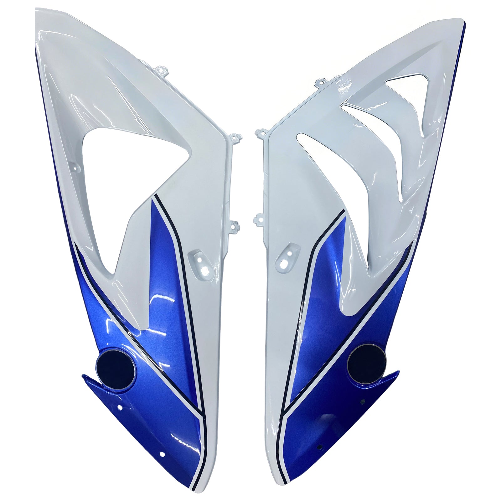 Amotopart 2009-2014 BMW S1000RR Kit de carenado azul y blanco