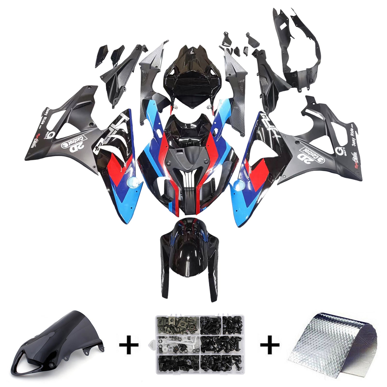 Amotopart Fairings BMW S1000RR 2009-2014 Multi color Fairing Kit
