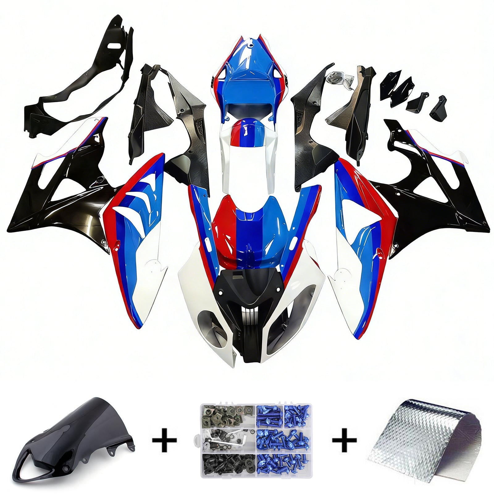 Amotopart Fairings BMW S1000RR 2009-2014 Multi color Fairing Kit