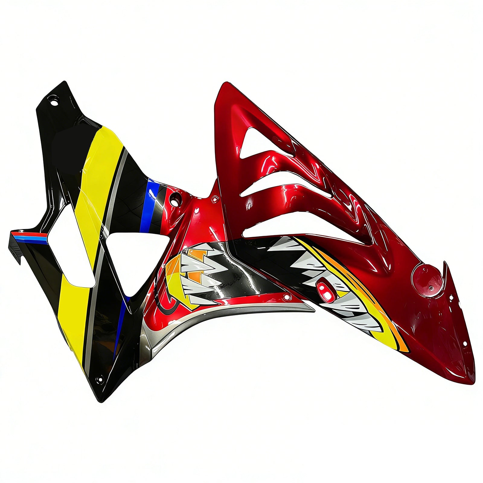 AMOTOPT 2009-2014 S1000RR BMW BLUE & RED SHARK SHARK DEATHING KIT