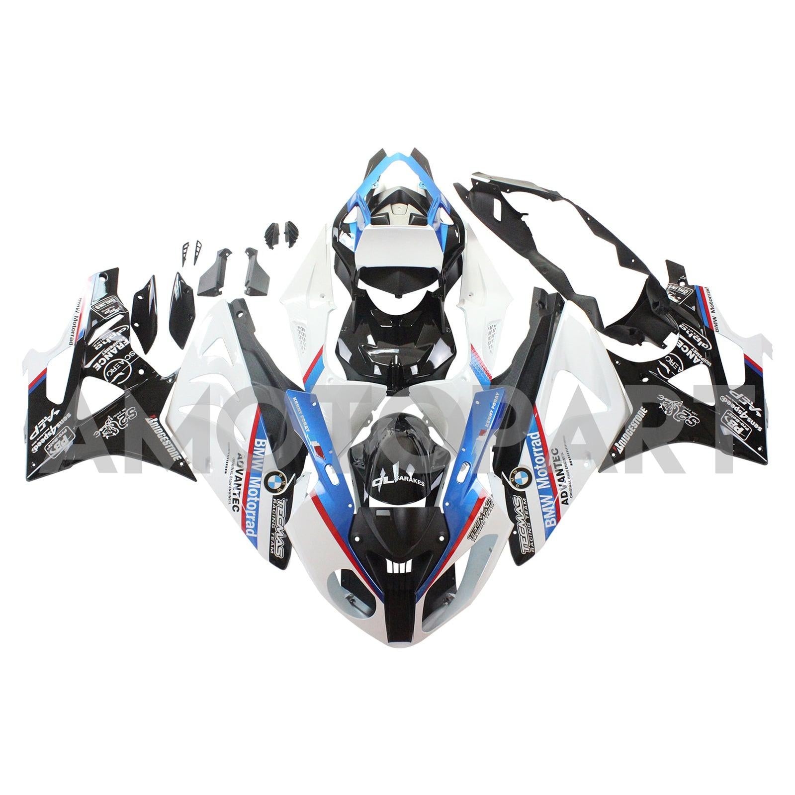 Amotopart 2009-2014 BMW S1000RR Multi Color Fairing Kit