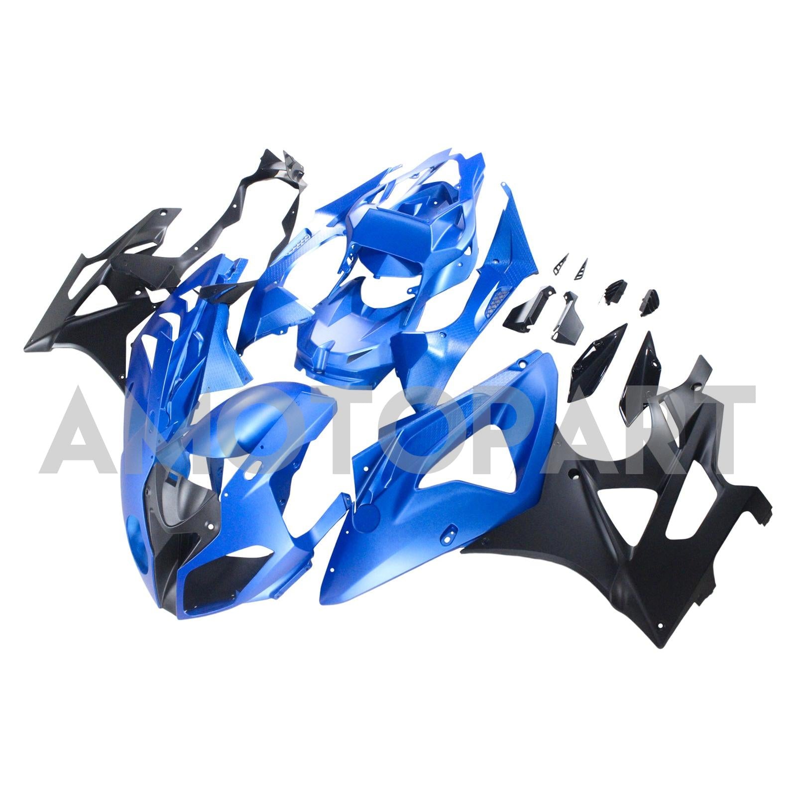 Amotopart 2009-2014 BMW S1000RR Kit de carenado azul brillante