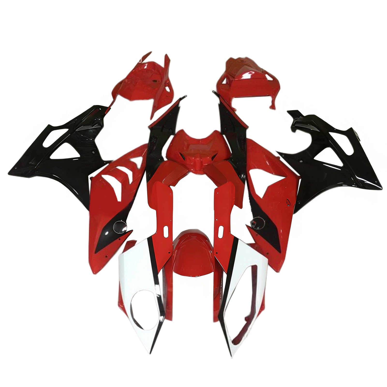 Amotopart BMW S1000RR 2009-2014 Red&Black Fairing Kit
