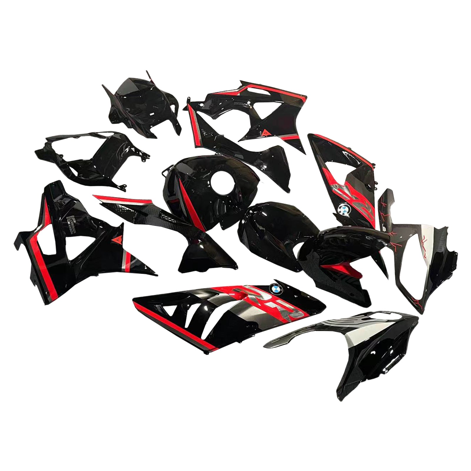 Amotopart BMW S1000RR 2009-2014 Black&Red Fairing Kit