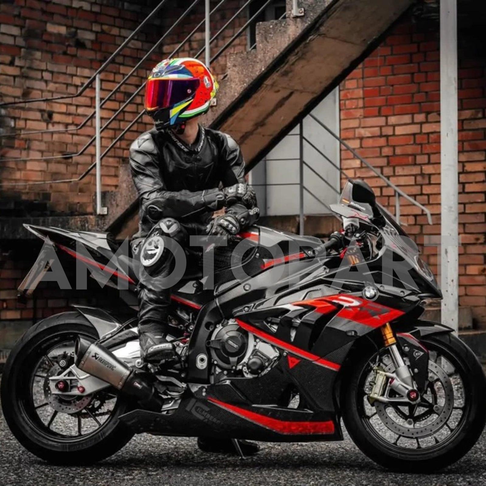 Amotopart BMW S1000RR 2009-2014 Black&Red Fairing Kit