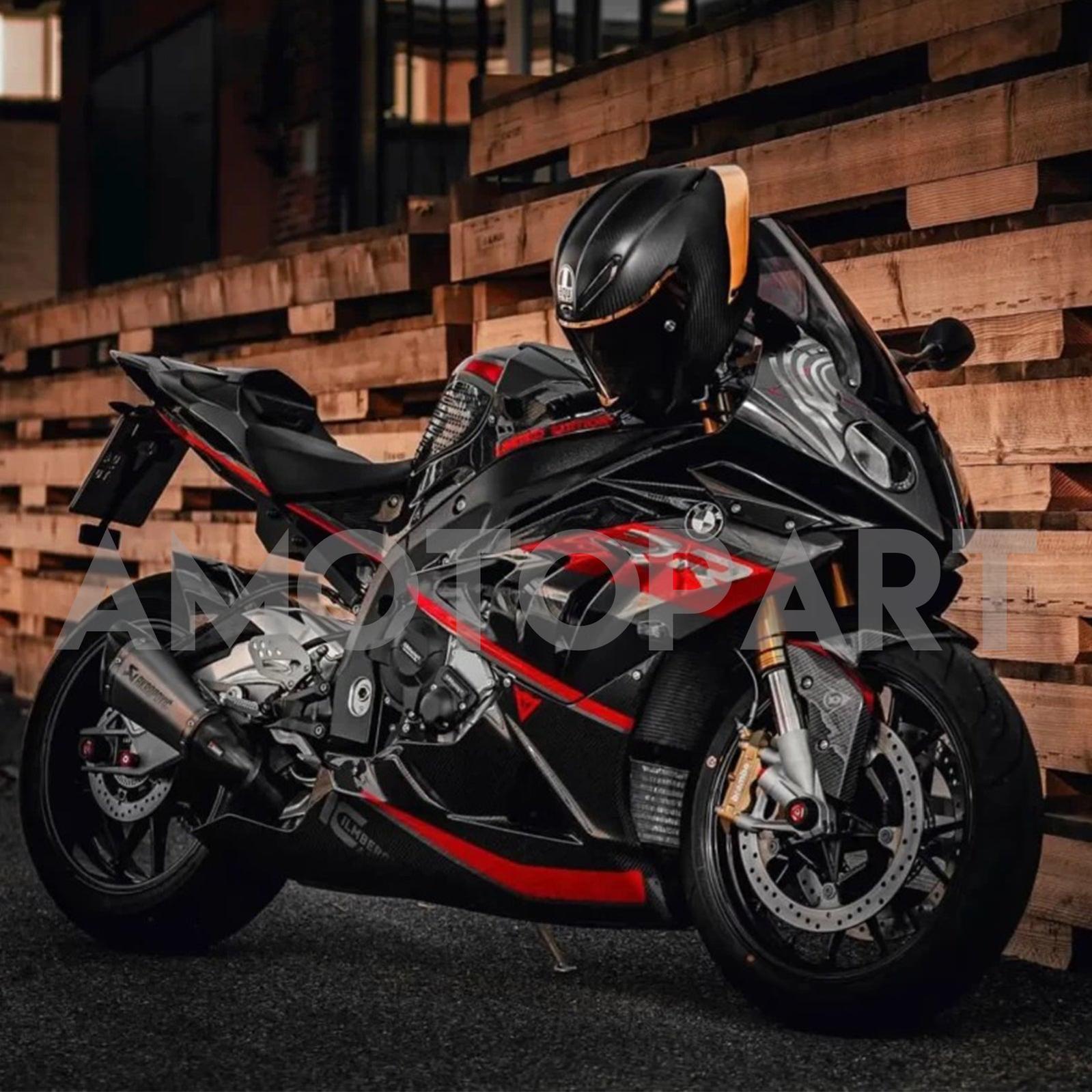 Amotopart BMW S1000RR 2009-2014 Black&Red Fairing Kit