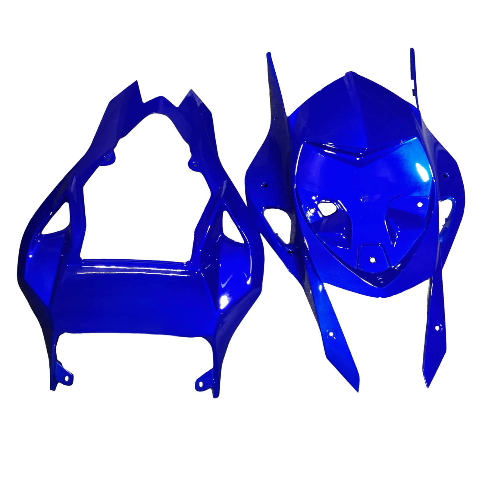 Amotopart BMW S1000RR 2009-2014 Blau&Schwarzes Verkleidungsset
