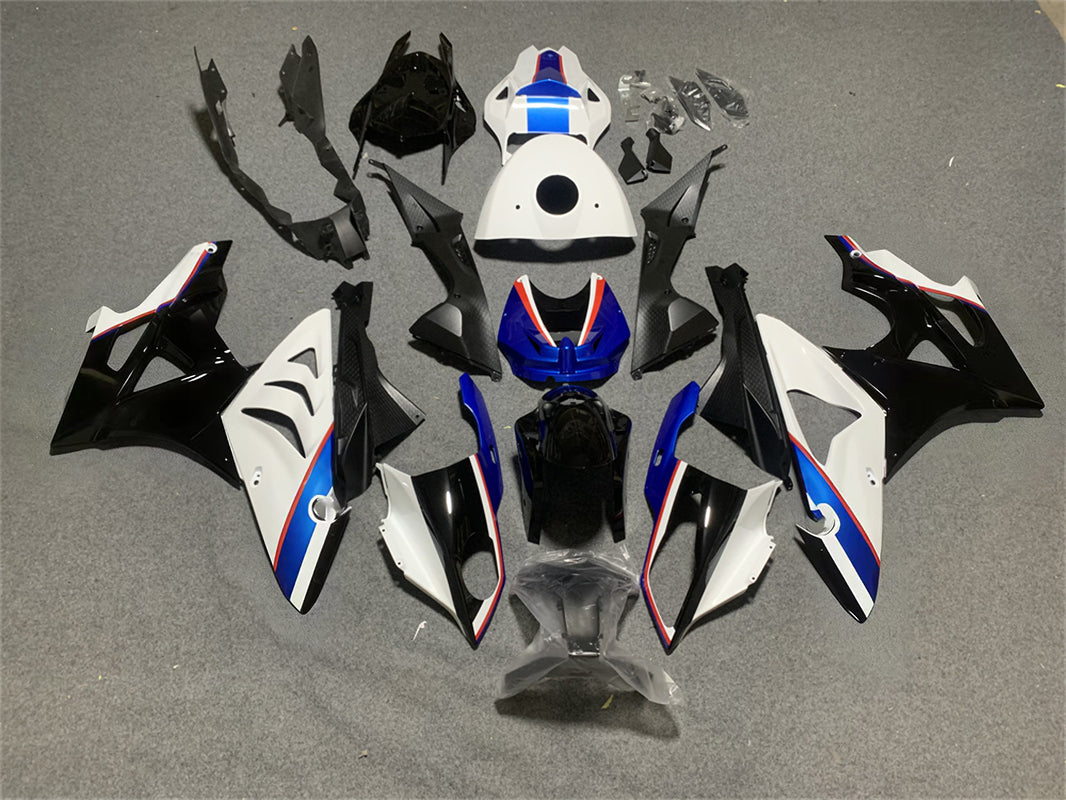 Amotopart BMW S1000RR 2009-2014 Blau&White Style6 Verkleidungssatz