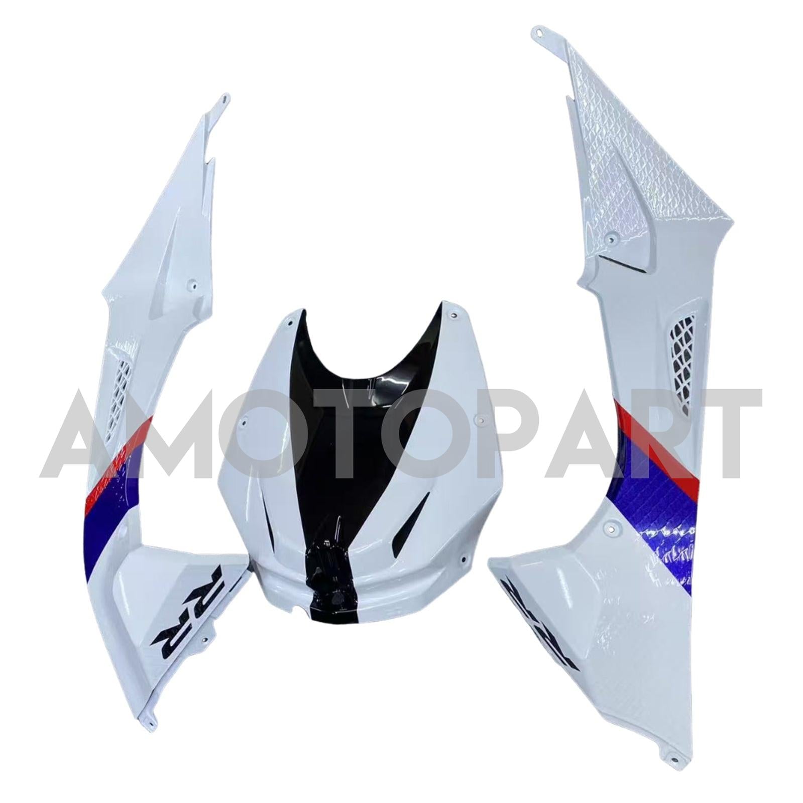 Amotopart BMW S1000RR 2009-2014 Kit de carenado azul y blanco Style1