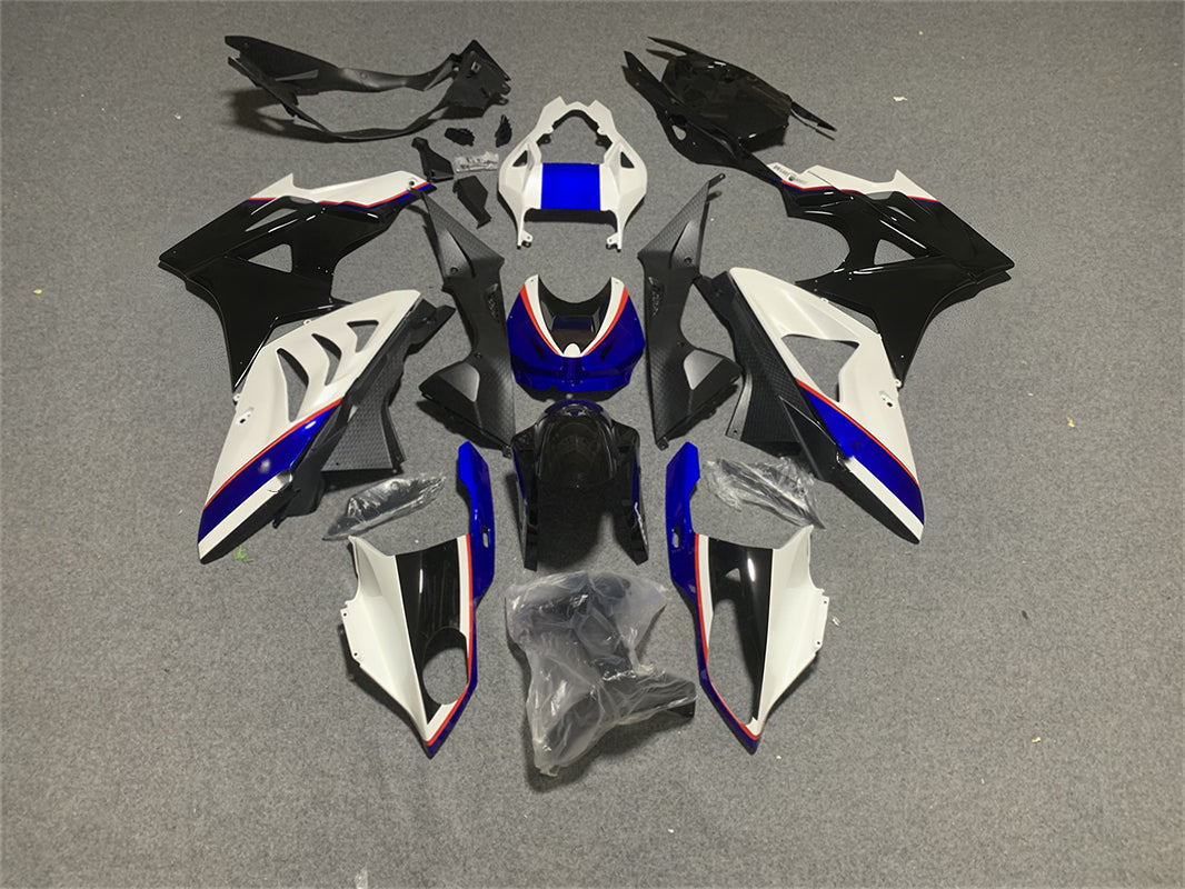 Amotopart BMW S1000RR 2009-2014 Blue&White Style8 Fairing Kit