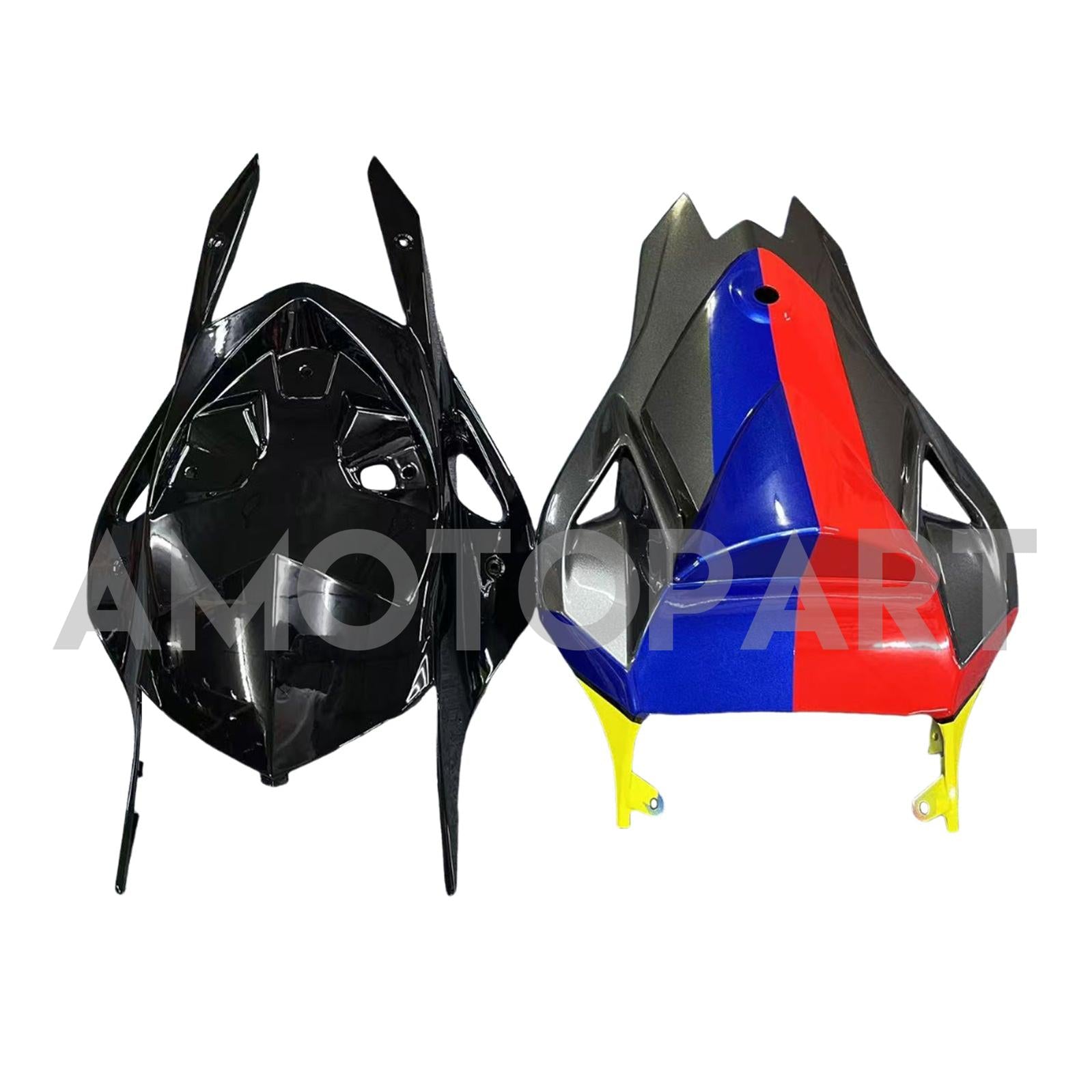 Amotopart BMW S1000RR 2009-2014 Rot&Blue Shark Teeth Verkleidungssatz