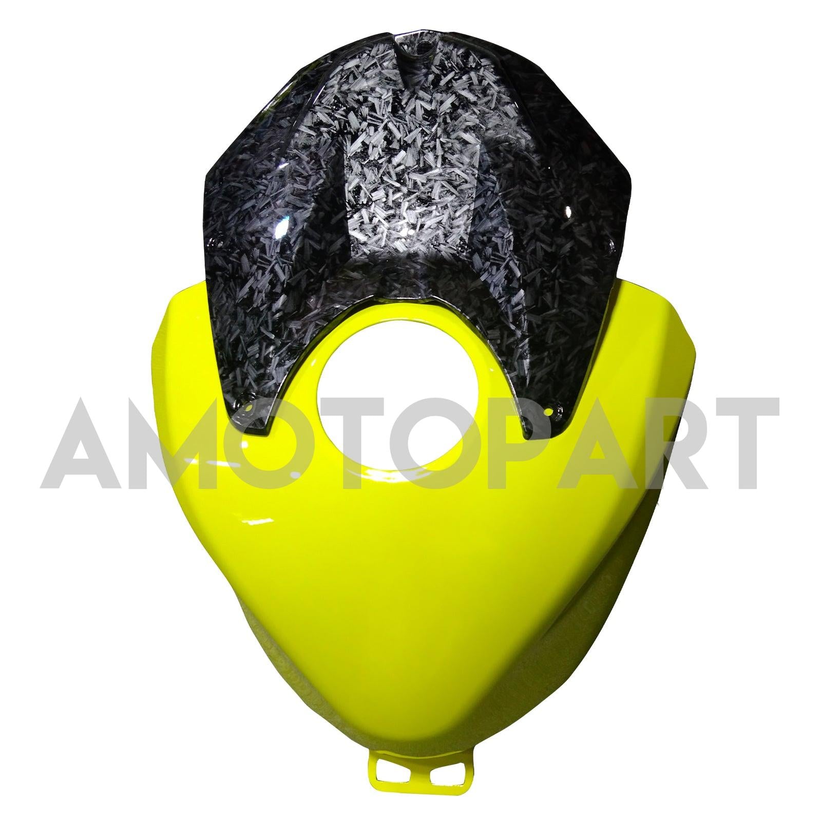 Amotopart 2009-2014 BMW S1000RR Carbon Fiber Pattern Yellow Fairing Kit