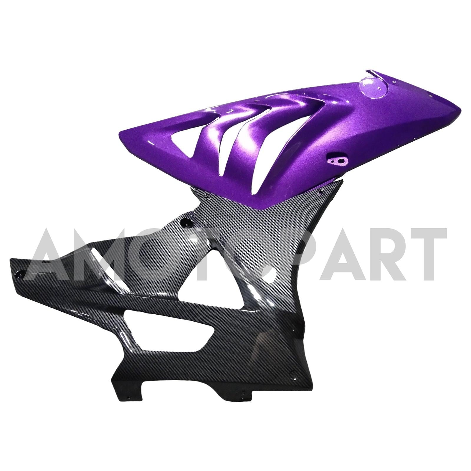 Amotopart 2009-2014 BMW S1000RR Carbon Fiber Pattern & Glossy Purple Fairing Kit