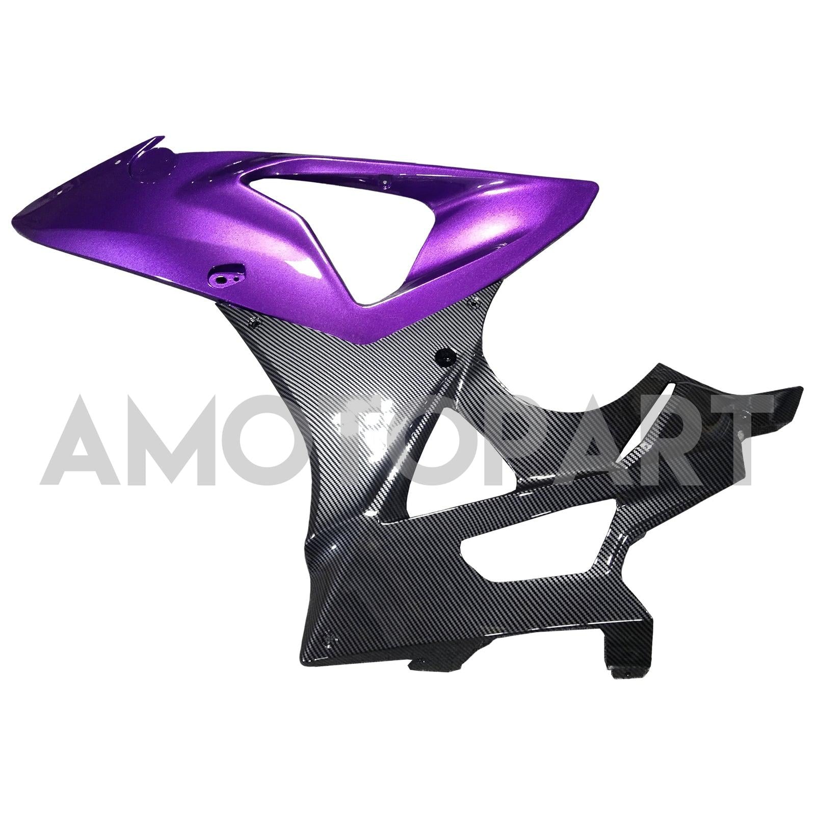 Amotopart 2009-2014 BMW S1000RR Carbon Fiber Pattern & Glossy Purple Fairing Kit