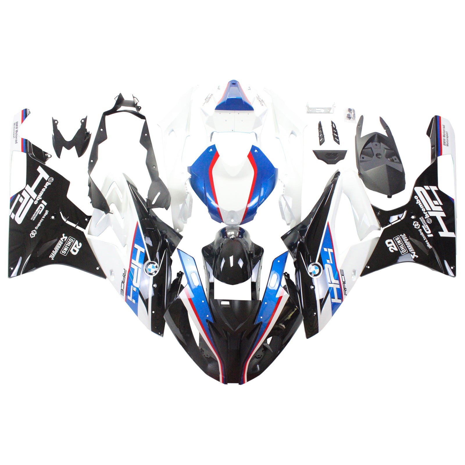 Amotopart 2015-2016 BMW S1000RR Blue&White Style2 Fairing Kit