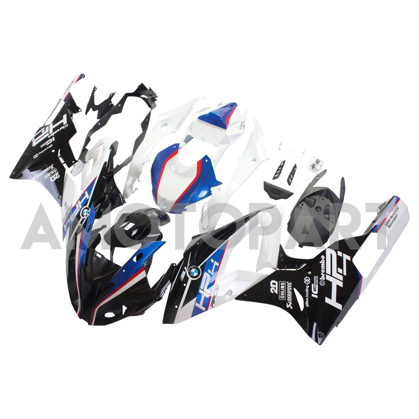 Amotopart 2015-2016 BMW S1000RR Blue&White Style2 Fairing Kit