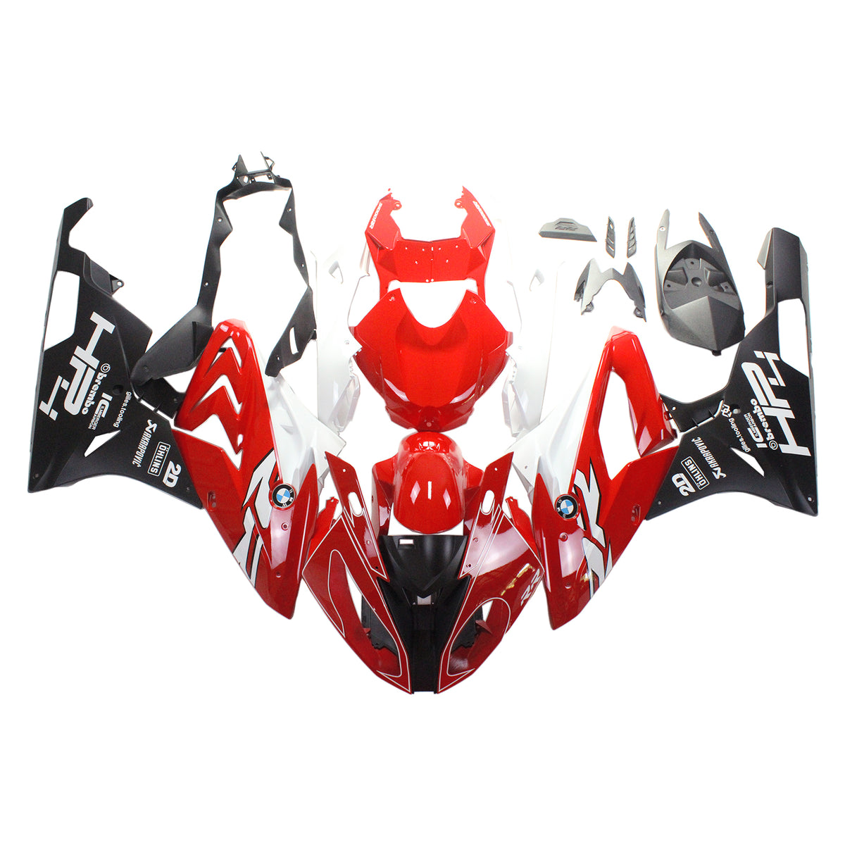 Amotopart 2015–2016 BMW S1000RR rotes Verkleidungsset