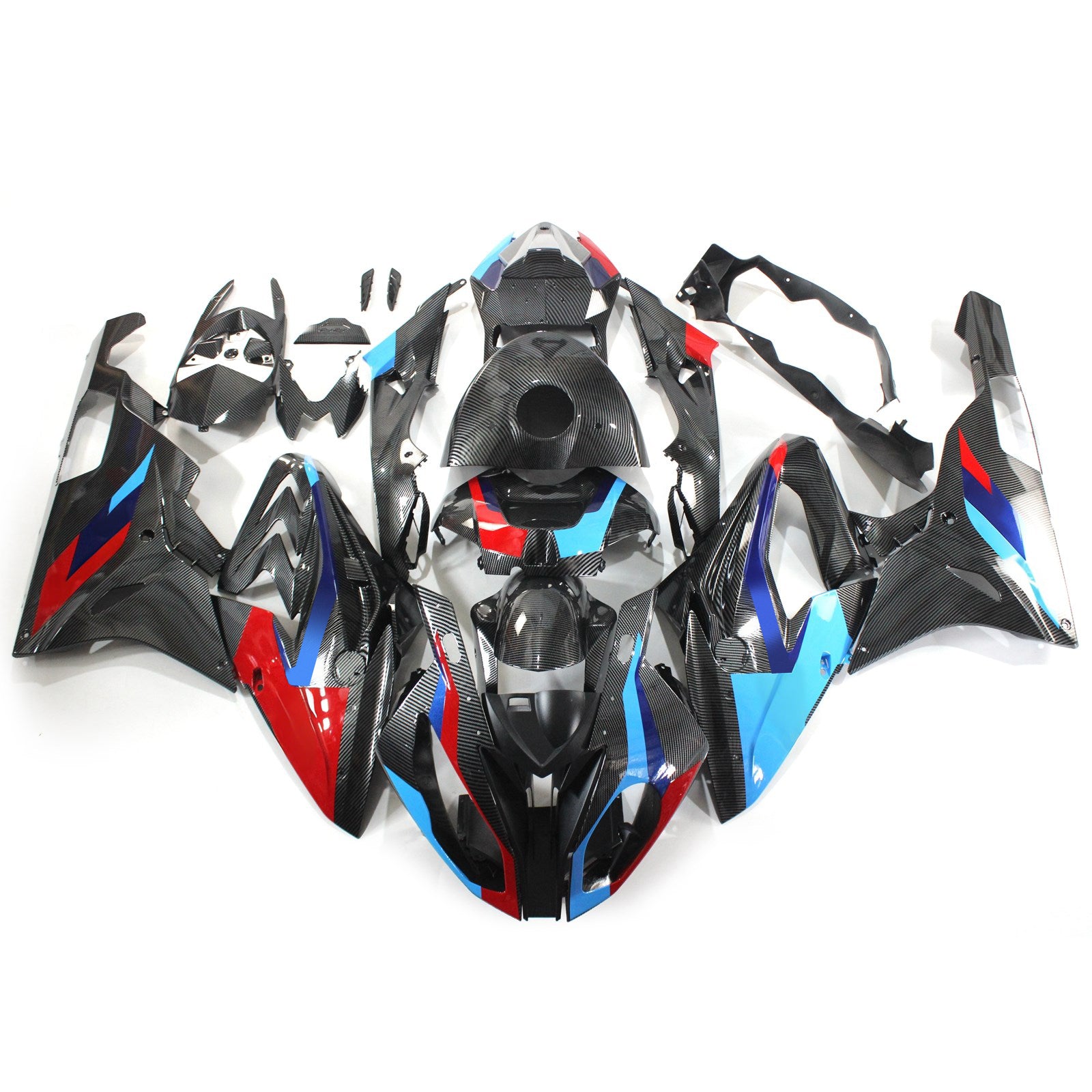 Amotopart 2015-2016 BMW S1000RR Carbon Fiber Pattern Fairing Kit