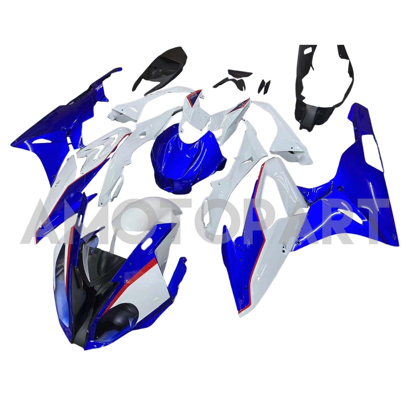 Amotopart 2015-2016 BMW S1000RR Blue&White Style3 Fairing Kit