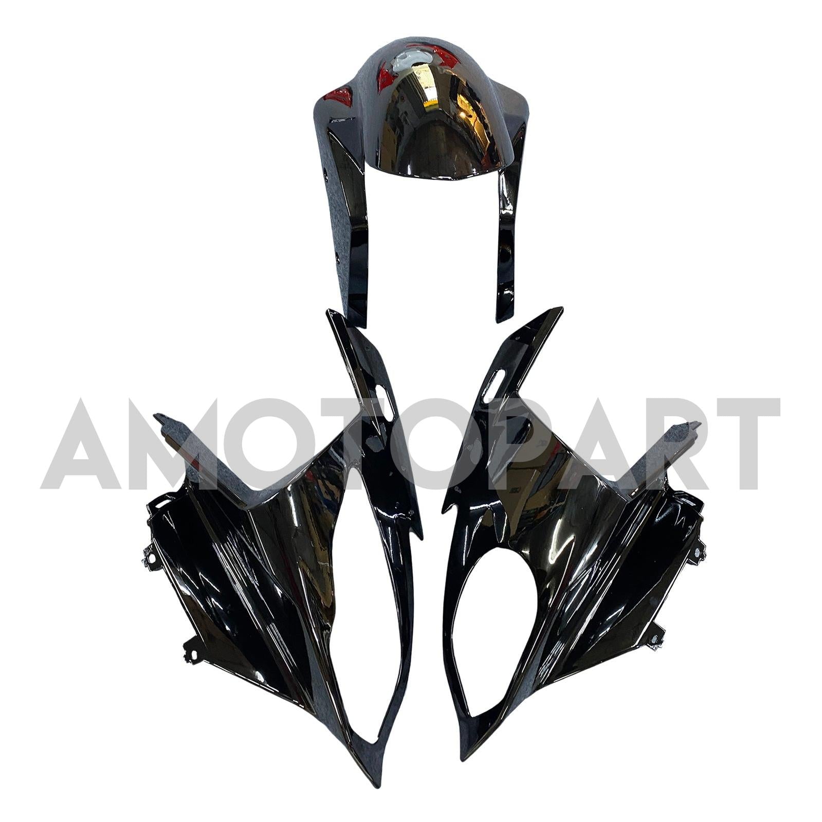 Amotopart BMW S1000RR 2015-2016 Rot&Weißes Verkleidungsset