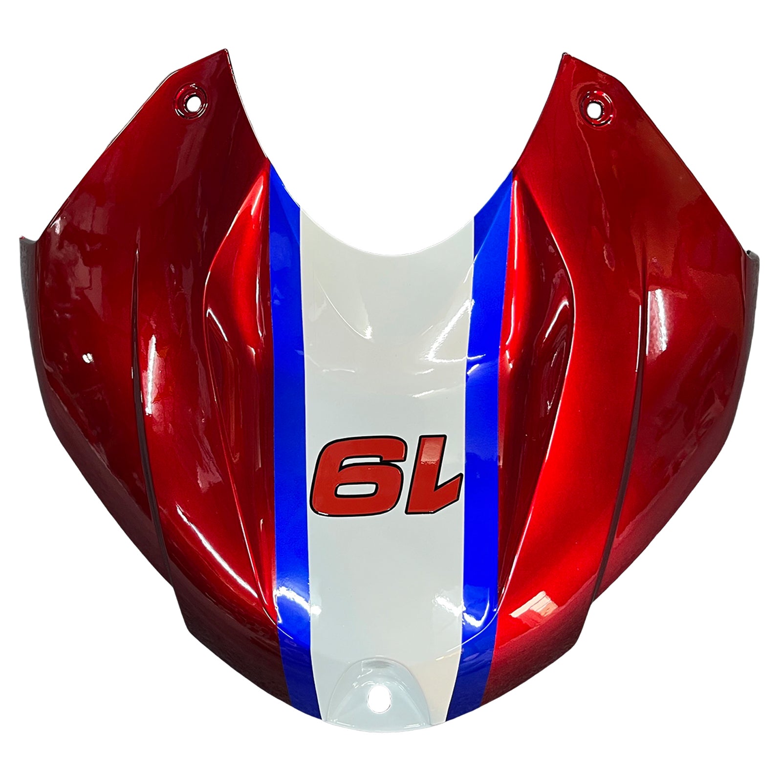 Amotopart BMW S1000RR 2015-2016 Kit de carénage bleu et rouge Style 5