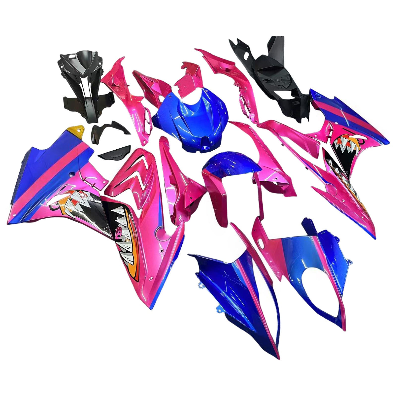 Amotopart BMW S1000RR 2015-2016 Pink&Blue Fairing Kit