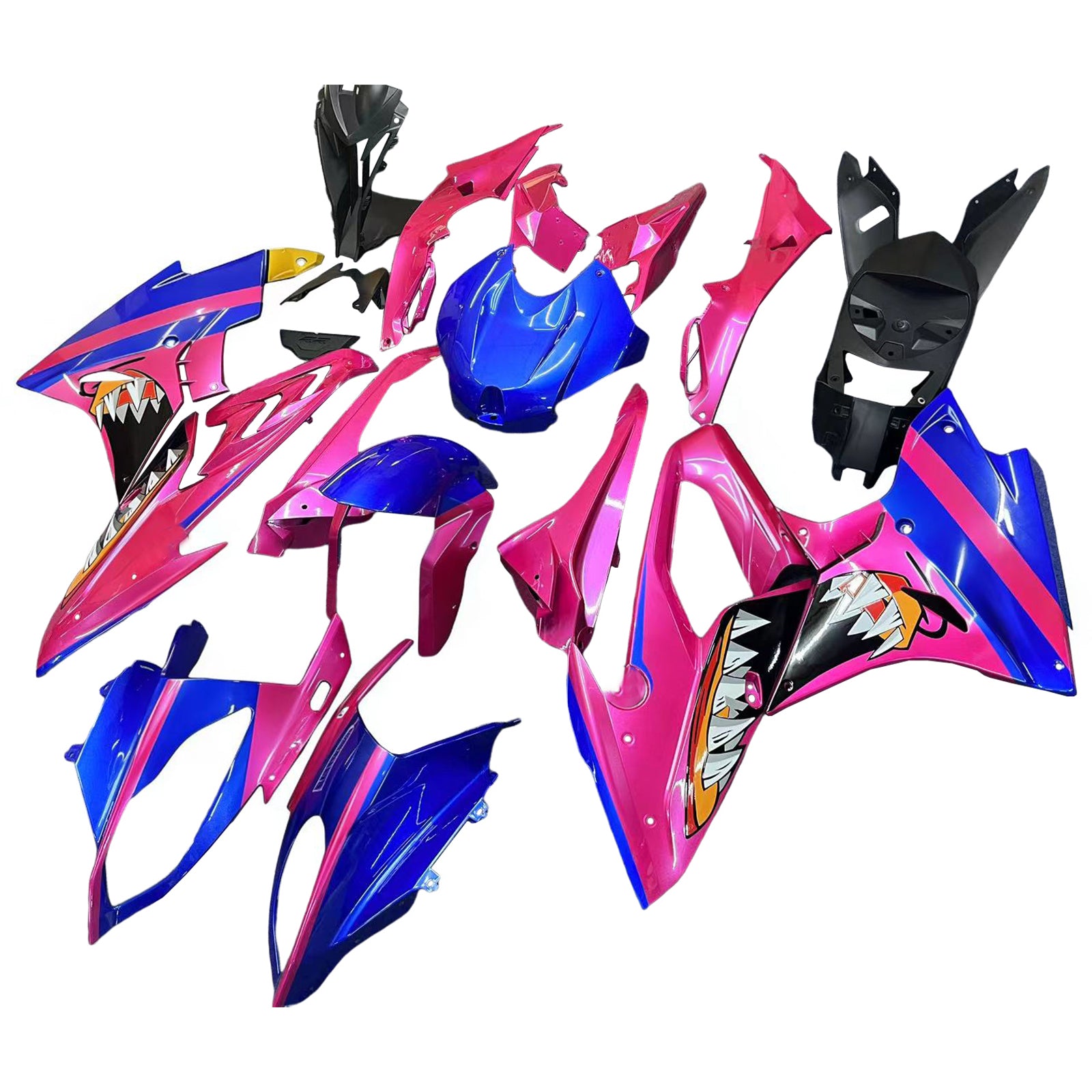 Amotopart BMW S1000RR 2015-2016 Pink&Blue Fairing Kit