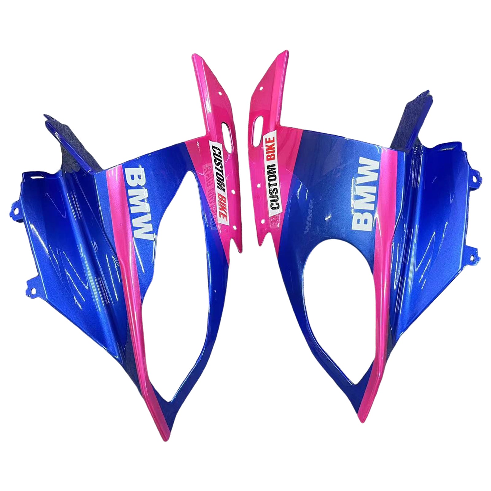 Amotopart BMW S1000RR 2015–2016 Verkleidungsset in Pink und Blau