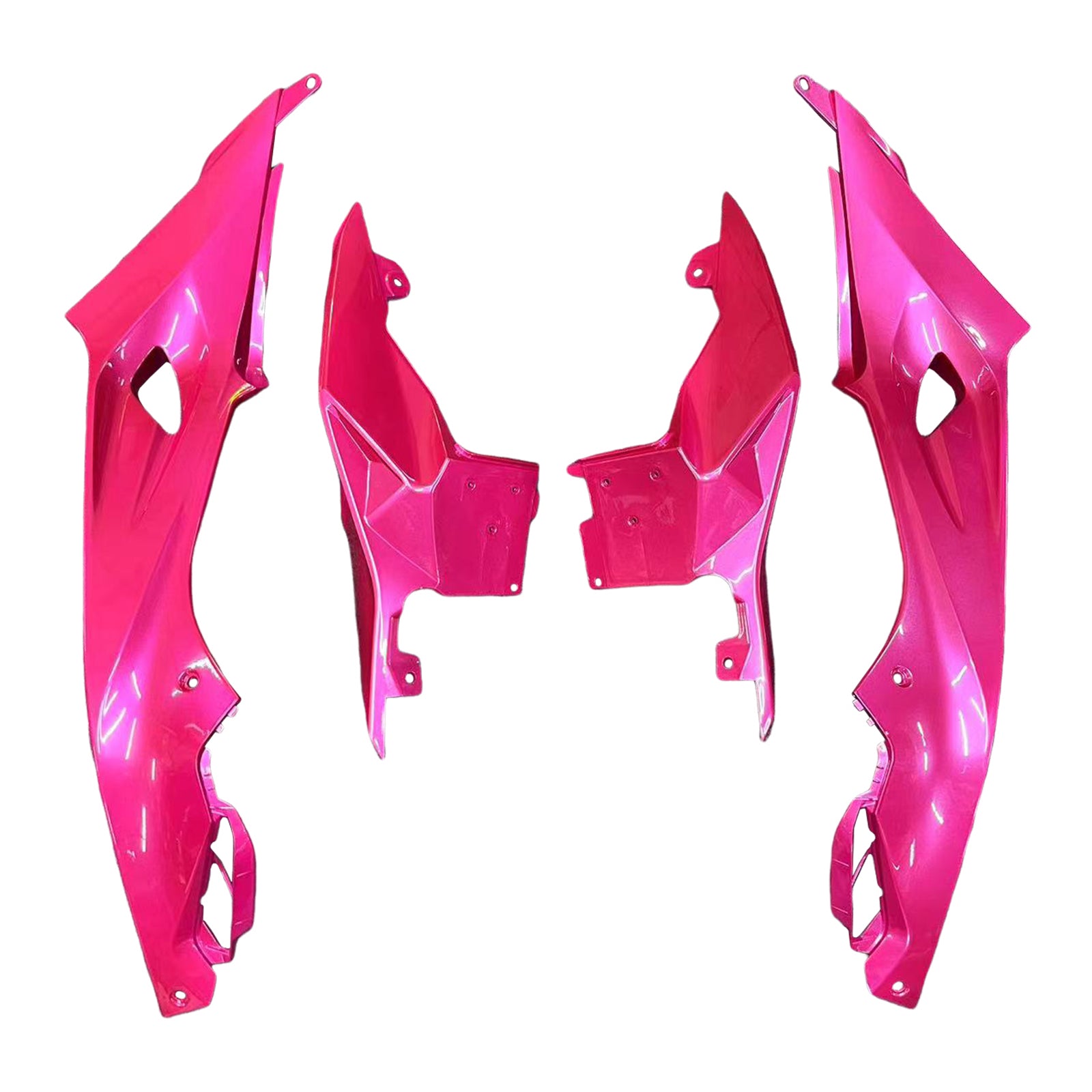 Amotopart BMW S1000RR 2015–2016 Verkleidungsset in Pink und Blau