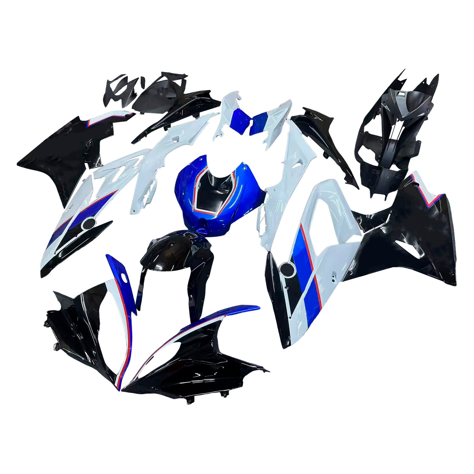 Amotopart BMW S1000RR 2015-2016 Blue & Black Styl3 Fairing Kit