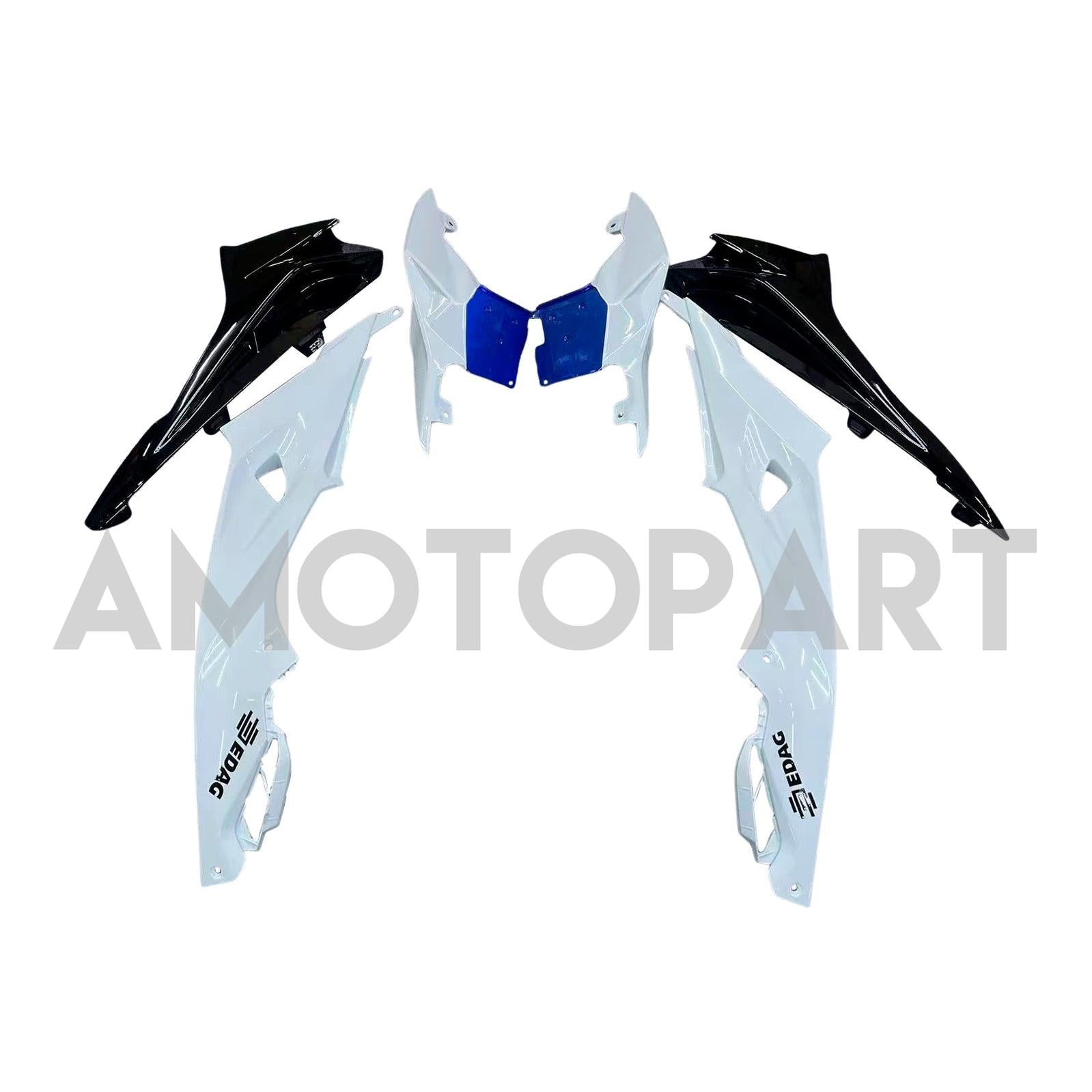 Amotopart BMW S1000RR 2015-2016 Zestaw Fairing Blue & Black Styl3