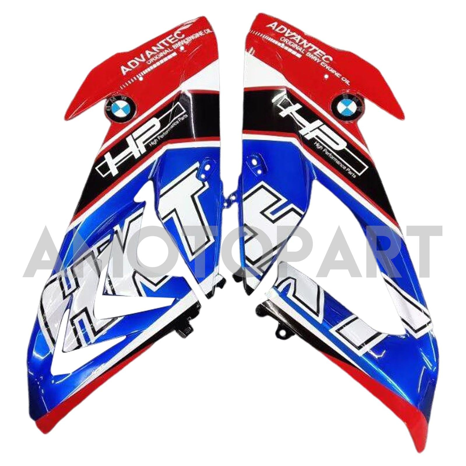 Amotopart BMW S1000RR 2015-2016 Blau&Schwarzes Style5-Verkleidungskit