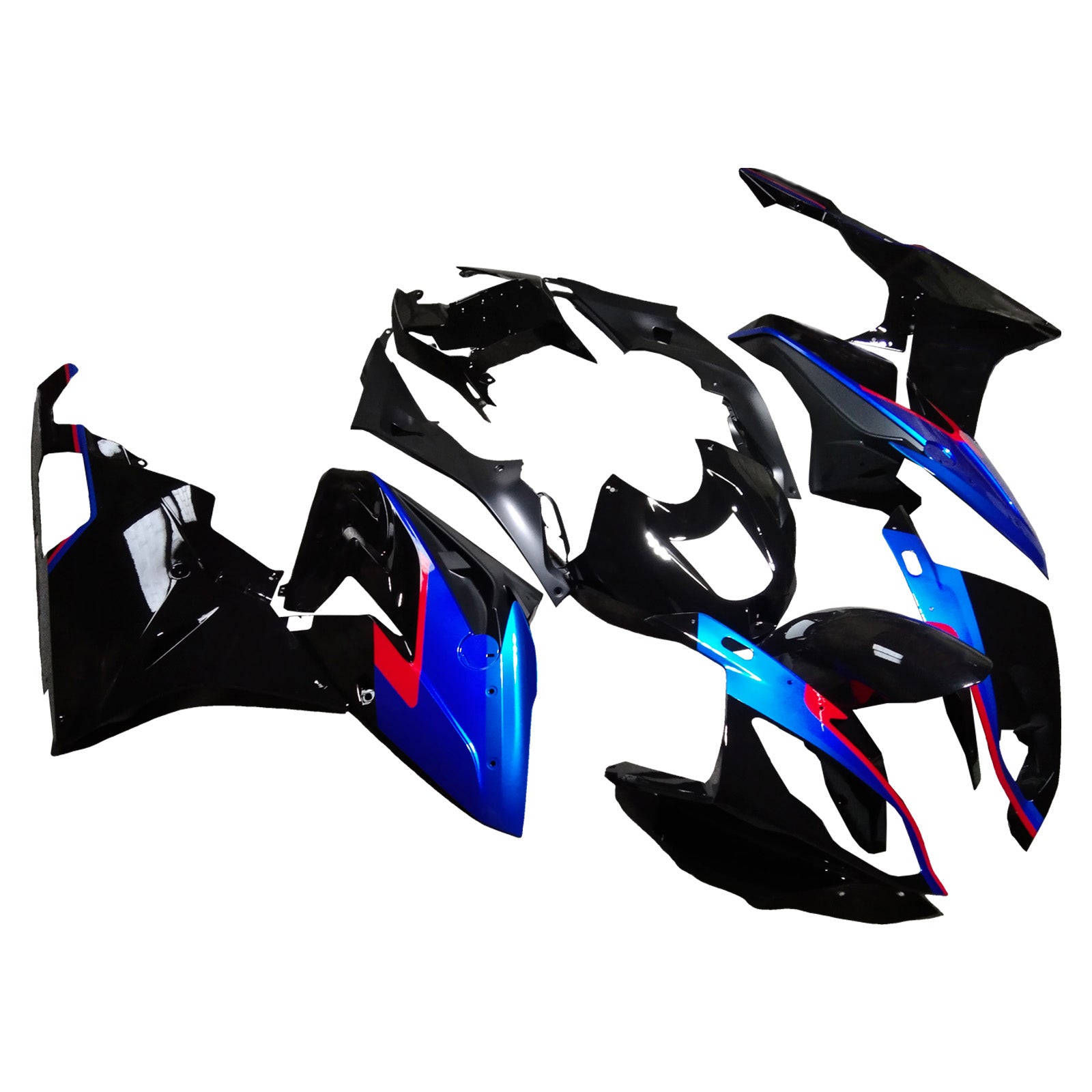 Amotopart BMW S1000RR 2015-2016 Blue&Black Style4 Fairing Kit
