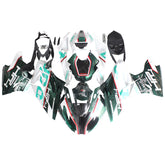 Amotopart BMW S1000RR 2015-2016 Green&White Fairing Kit