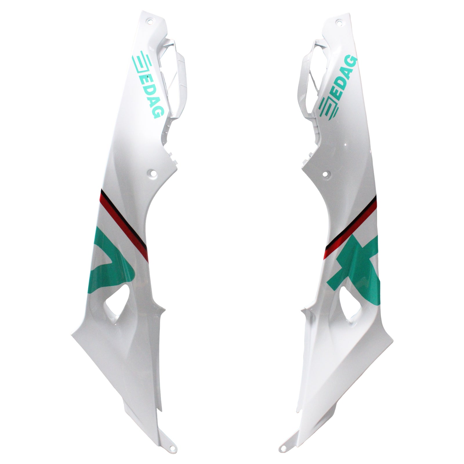 Kit carena Amotopart BMW S1000RR 2015-2016 verde e bianco