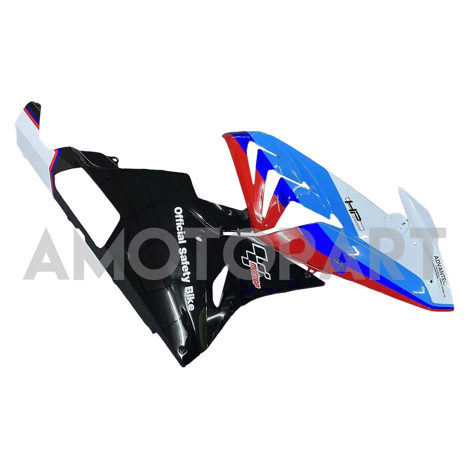 Amotopart BMW S1000RR 2015-2016 Kit de carenado azul y negro