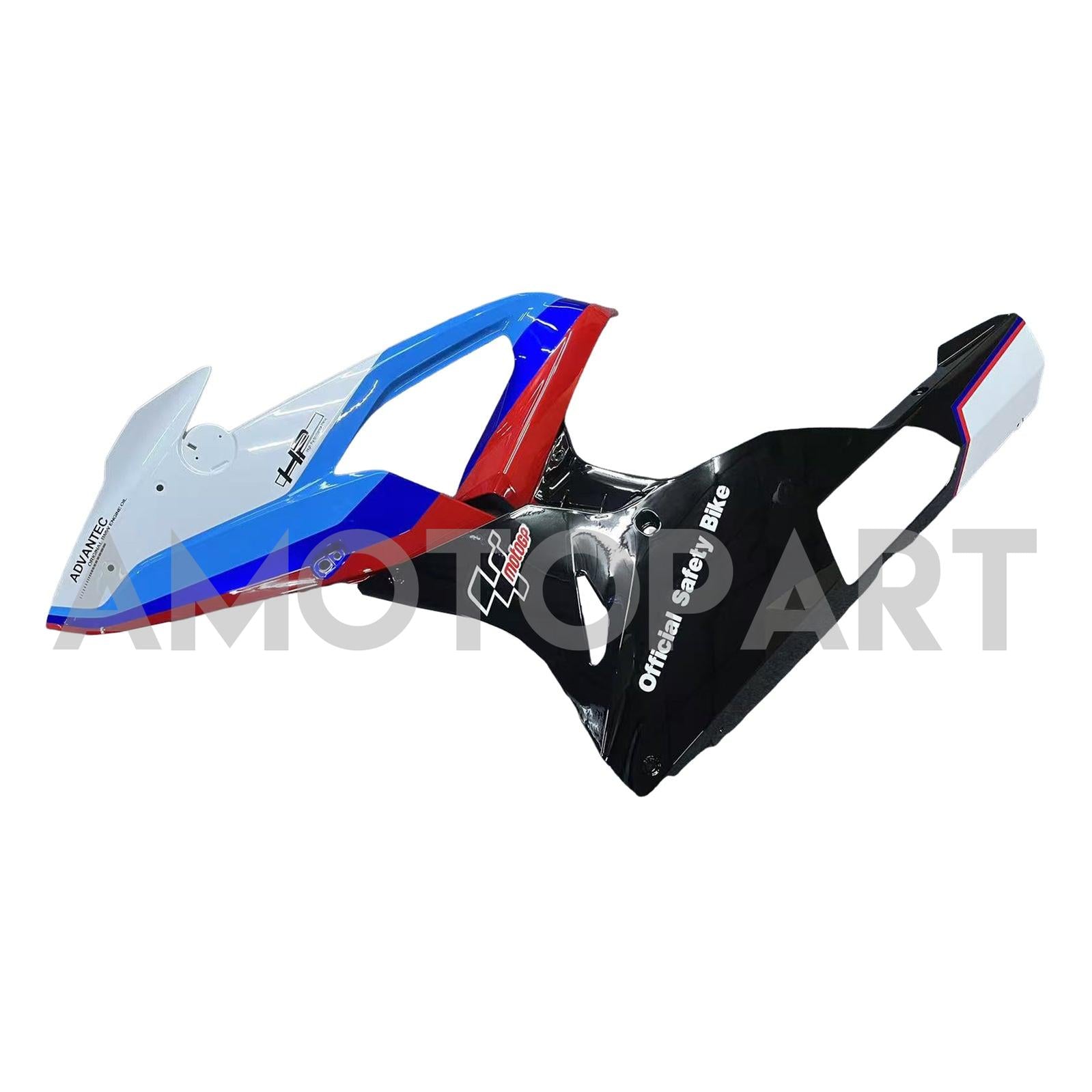 Amotopart BMW S1000RR 2015-2016 Kit de carenado azul y negro