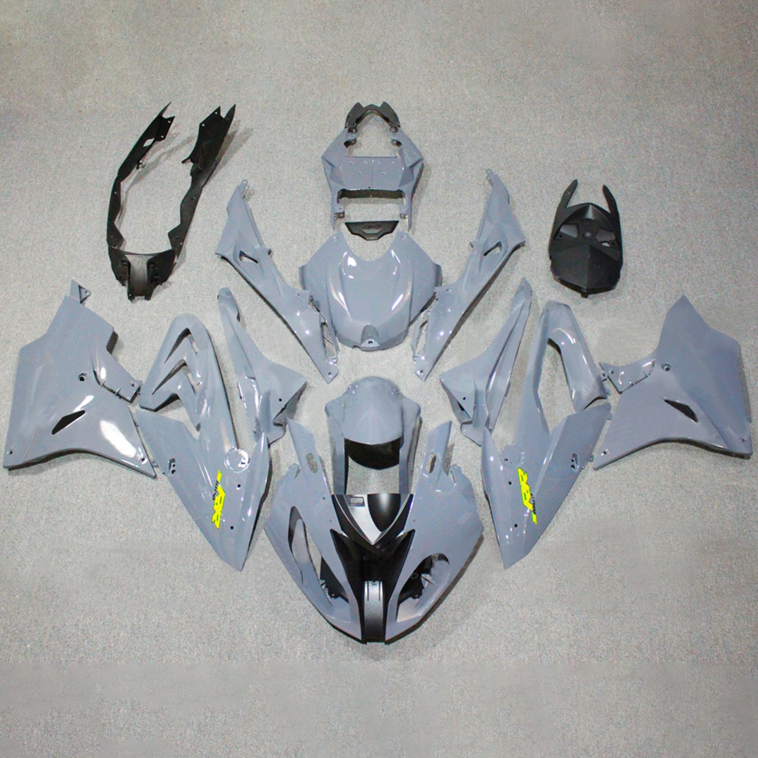 Amotopart 2015-2016 BMW S1000RR Glossy Gray Fairing Kit
