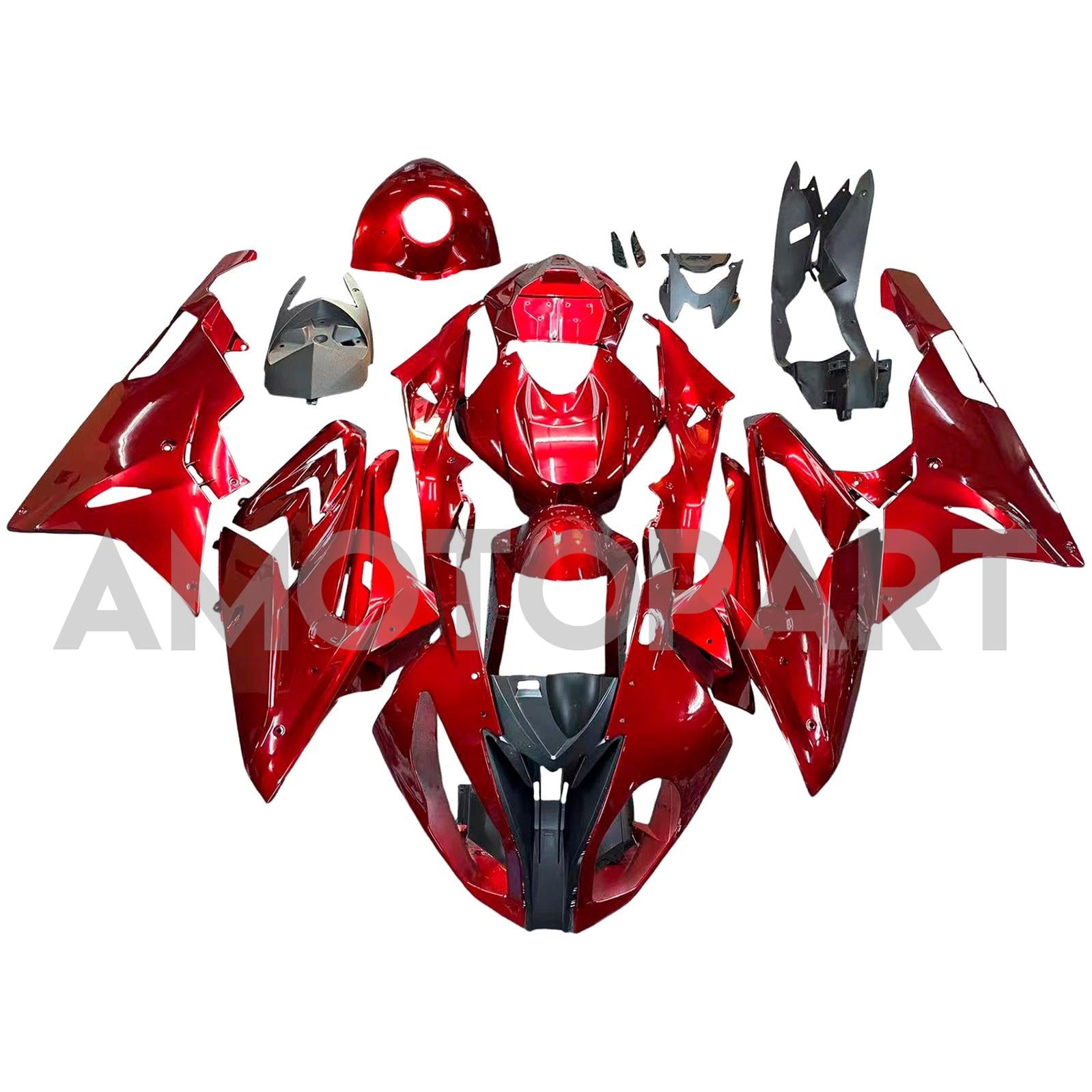 Amotopart 2015-2016 BMW S1000RR Glossy Red Fairing Kit