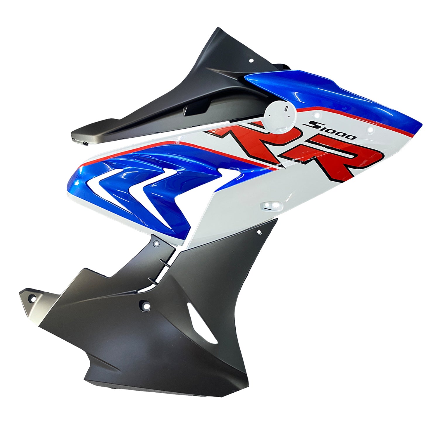 Amotopart 2017-2018 BMW S1000RR Blue&White Style1 Fairing Kit