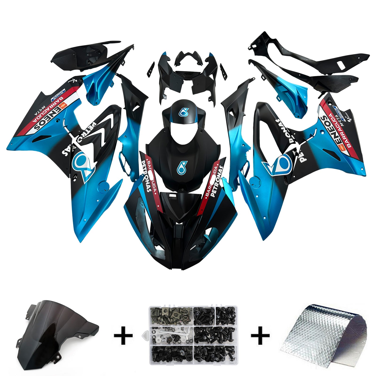 Kit carena blu Amotopart 2017-2018 BMW S1000RR